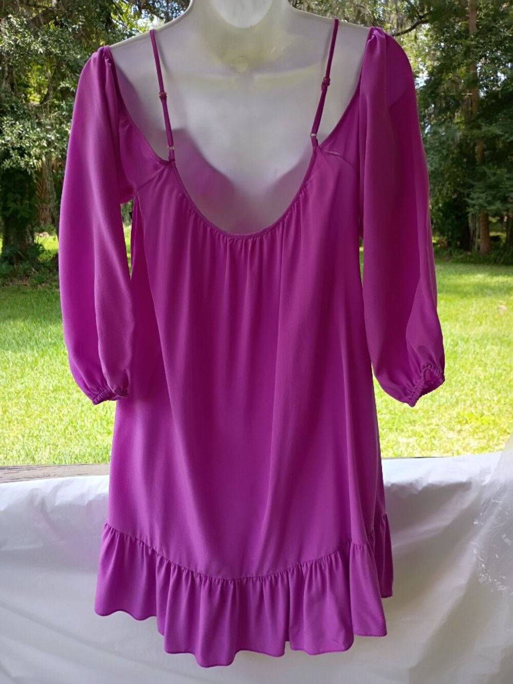 Lilly Pulitzer Candice dress Fuchsia Size XS - Picture 3 of 6